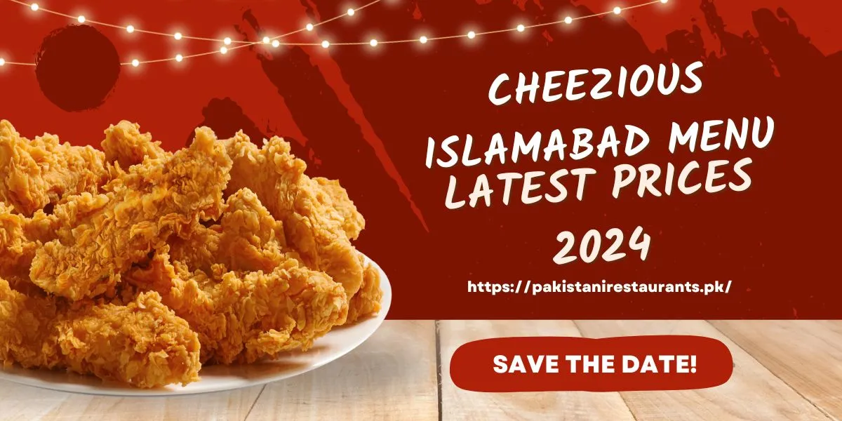 Cheezious Islamabad menu