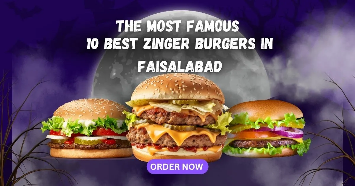 Best Zinger Burgers in Faisalabad